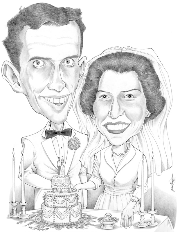 Wedding - Hagens Caricature