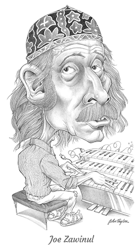 Joe Zawinul Jazz Musician Caricature