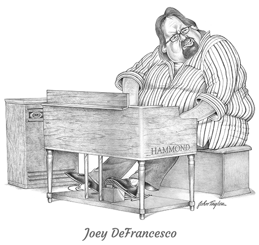 Joey DeFrancesco Jazz Musician Caricature