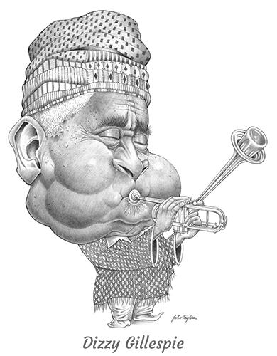 Dizzy Gillespie Caricature