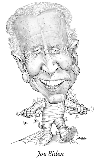 Joe Biden Political Caricature