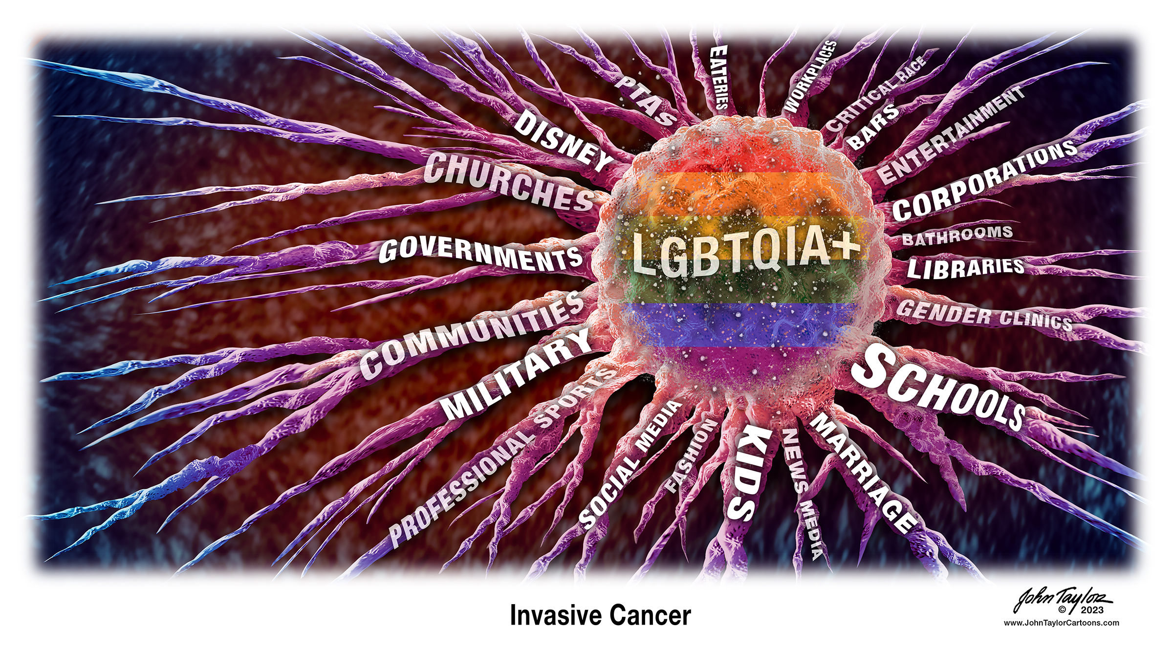 LGBTQ an invasive cancer